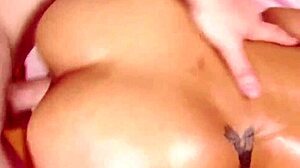 Solo Brunette Stroking Her Cunt With A Sex Toy