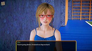 My new family 498 with blonde and small tits.