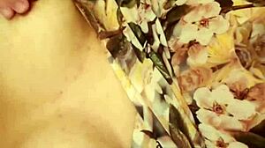 Amateur homemade scene with young girl moaning