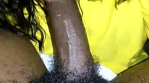 She swallowed it deep in her throat