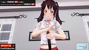 Uncensored Japanese Hentai Anime Handjob and Blowjob ASMR Earphones Recommended