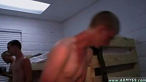 Can the New Recruits Handle Gay Training with Kissing and Anal Fucking?