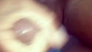 that black guy's huge load all over my belly!