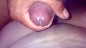 that black guy's huge load all over my belly!