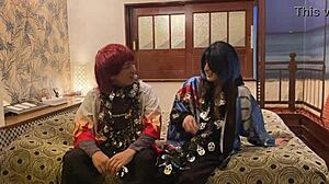 Married Woman Cosplays on Halloween