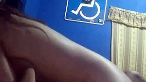 Having morning fun with neighbor after husband leaves