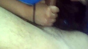 Having morning fun with neighbor after husband leaves