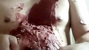 This wax cock foreplay is getting intense