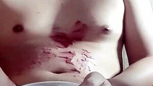 This wax cock foreplay is getting intense