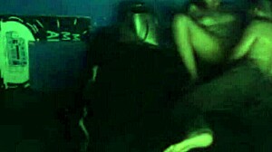 latina amateur sucks pussy and gets cum shots!