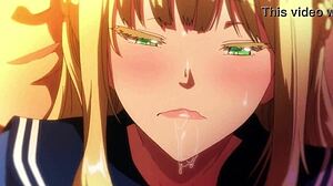 blonde busty hentai girl gets fucked hard