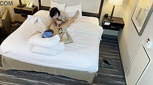 Tattoed Beauty Sucks Cock With Passion