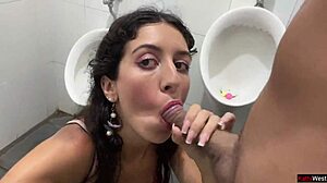 Public splash in gay porno film Crazycumwalk