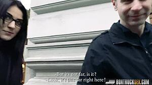 Bella Beretta In Glasses Gets Pounded Outdoors