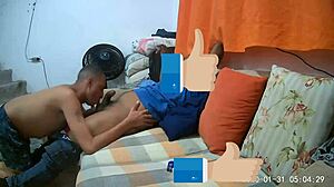 Naughty Neighbor Visits Me Bareback at Night