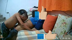 Naughty Neighbor Visits Me Bareback at Night