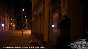 skinny kate sottile masturbates with glass dildo on vacation