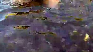 Hey, check out this latina brunette touching her tits outdoors.