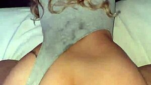 blonde came over to fuck big black monster cock in her pussy