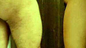 My dad's best friend visits but he's not home, so I suck his big black cock until it drips.