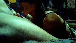 Argentina gives a blowjob to an amateur in POV