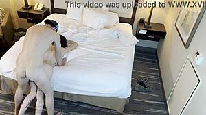 Hey, fucking that petite tattooed beauty's tight pussy doggystyle feels amazing