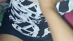 Amateur couple has hot sex with Asian beauty and facial finish