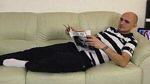 David fucked Russian milf neighbor's wife while her husband called, oops!