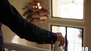 Lexi Lore and Katrina Colt earn badge with intense blowjob and POV fucking on big ass