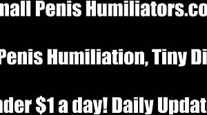 Do You Realize How Tiny Your Penis Is? POV Femdom Teases With Masturbation And BDSM.