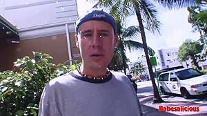 Babesalicious amateur milf flaunts big butt with tattoos and horny vibes. She craves raw action now!