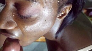Fernanda Chocolatte broke and took milk on face bukakke style