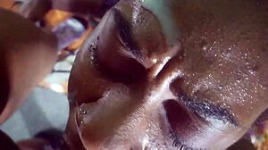 Fernanda Chocolatte broke and took milk on face bukakke style