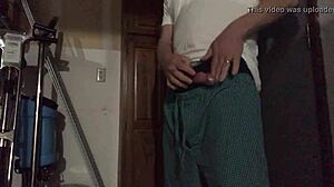 Intriguing gay massage session.