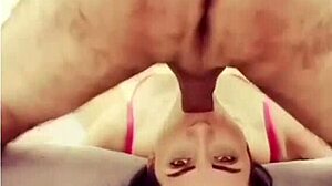 He Pushes His Cock Deep Into Her Throat And Into Her Juicy Pussy