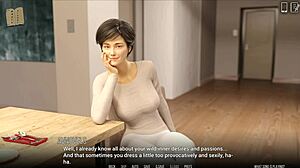 Visual novel with interactive choices and multiple endings