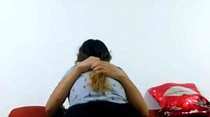 Peruvian Prostitute Licks Dick in Bent Over Doggystyle