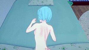 Watch Rei and Asuka in intense creampie action!