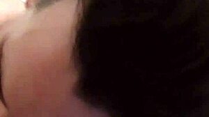 Overwhelmed by the size of this incredible gay cock in my mouth during bareback sucking.