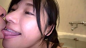 Homemade sex with petite teen in thin stockings and cute ass