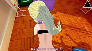 In Koikatsu, Petite Teen Winry Gives Fast Handjob To Edward Before Monster Cock Sex