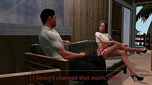 Jack and Emma Spanked in Paradise