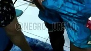 Homemade orgy with three straight guys turning gay on red