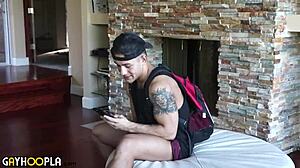 alpha straight jock dominates and fucks stacked gay boy's big ass