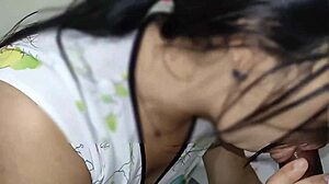 i take advantage of my pretty latina neighbor masturbating alone at home