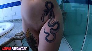 Brazilian Amateur Blonde Kyra Loupan Rides With Desire In Cowgirl