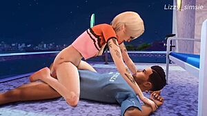 Blonde Gets Fucked Hard In Gym 3D Animation