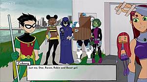 18 Titans episode 51 fix in hentai game