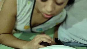 i take advantage of my pretty latina neighbor masturbating alone at home