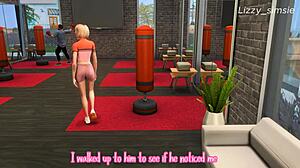 Blonde Gets Fucked Hard In Gym 3D Animation